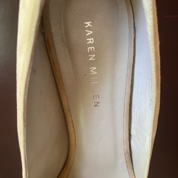 Karen Millen Beige Peep-toe Pumps  4” Heel. Worn once. Size 40 - Picture 5 of 8